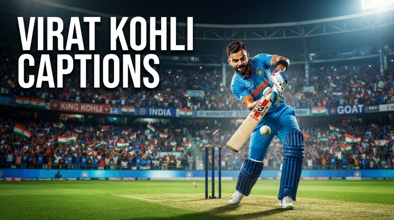 Virat Kohli Captions